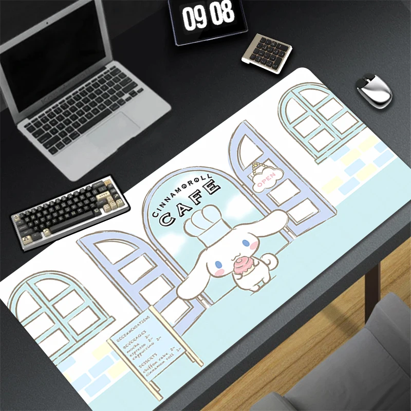 

Computer Gaming Accessories HD Mousepad Cute Office PC Mouse Pad Fun Keyboard Pad Desk Decoracion C-cinnamoroll Anime Desk Mat