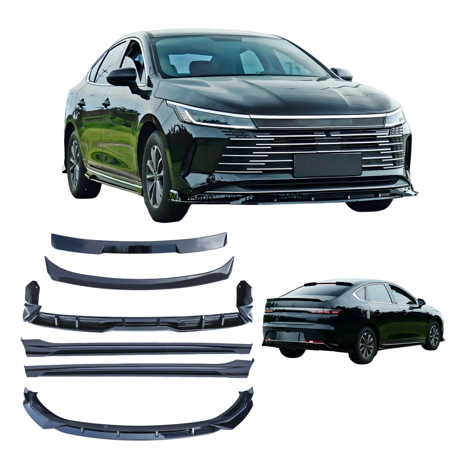 

High-quality Bodykit for BYD QUZHUJIAN 05 Front and Rear Bumper Factory Wholesale Glossy Black Spoiler Side Skirts Auto Parts