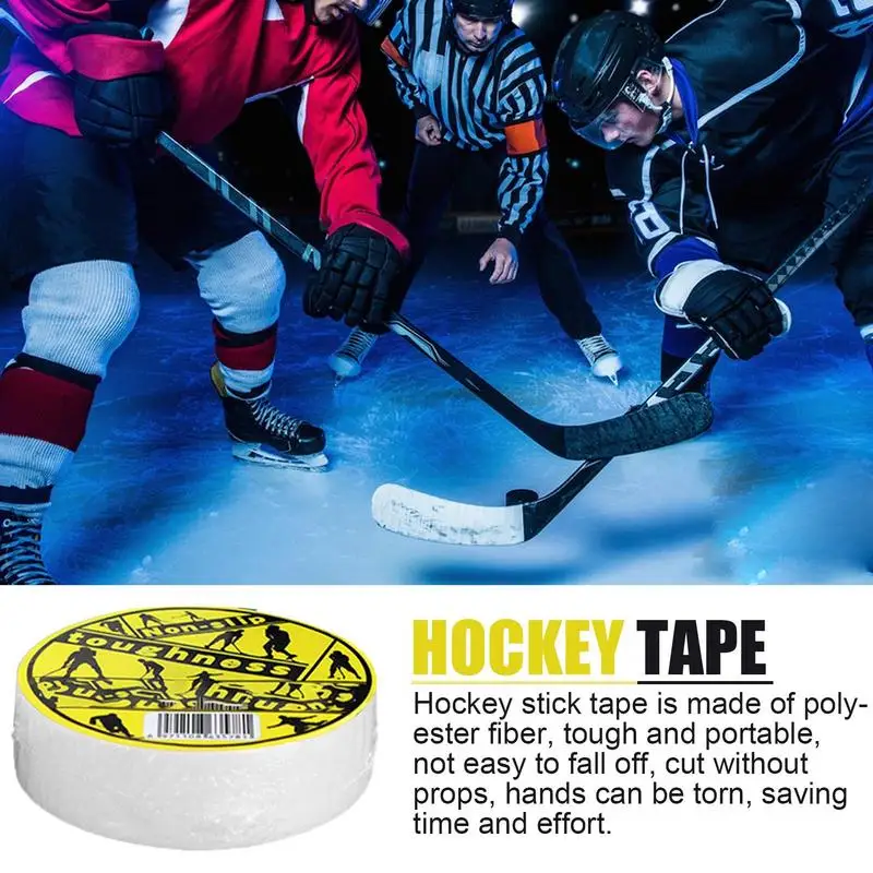 Cloth Hockey Tape 25 Meters Anti-Slip Cloth Tape Roll Compact Hockey Tape For Skateboarding Ice Skating Wear-Resistant Hockey