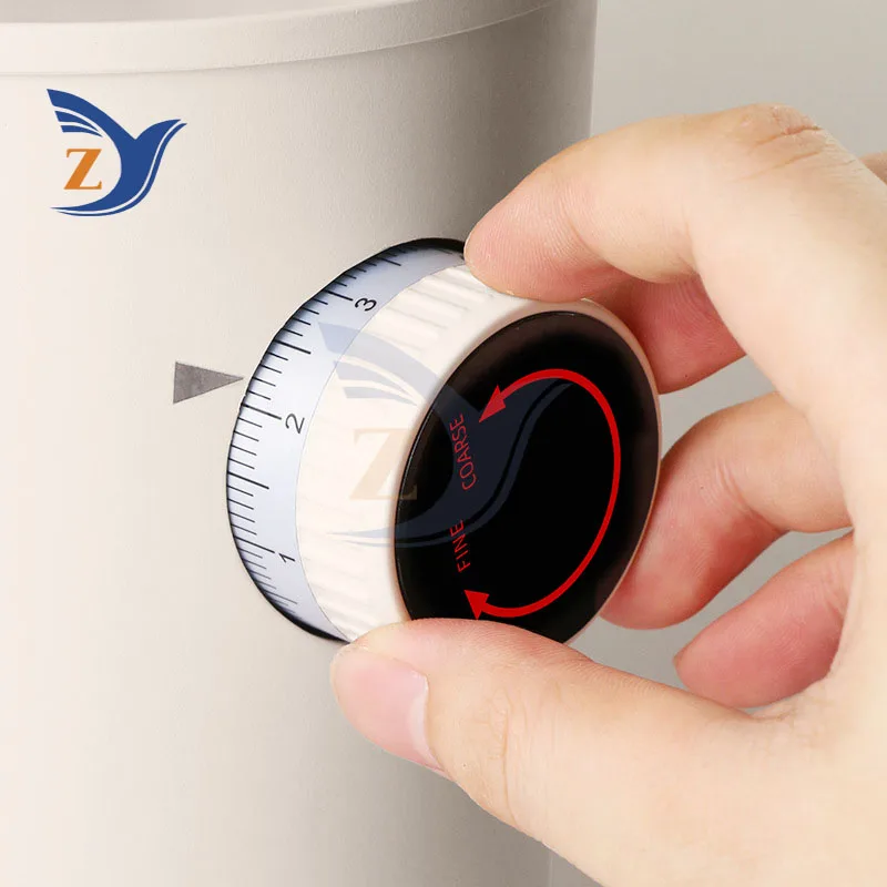 ماكينة القهوة الكهربائية سكين مسطح مطحنة الاسبريسو للاستخدام المنزلي الفول التلقائي المعدات التجارية الكهروميكانيكية الخاصة