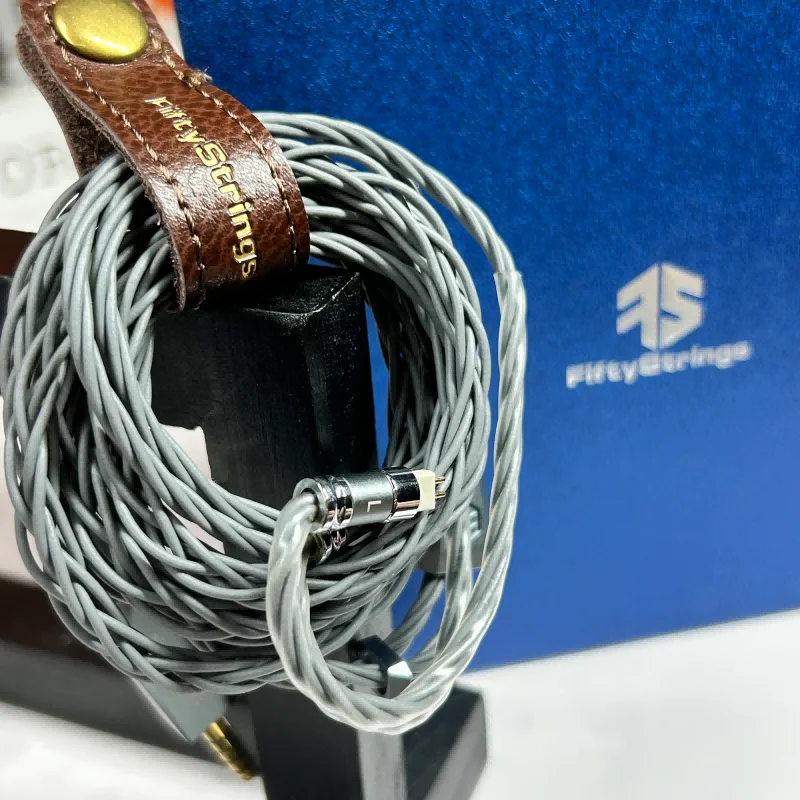 FiftyStrings Assassin Headphone Upgrade Balanced Cable Wanlong Upocc Copper-silver Hybrid 8 Core 26awg Strand Cable airpod case