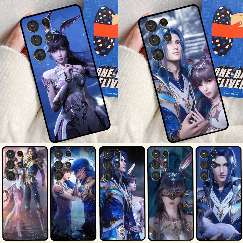 Чехол для телефона Douluo Dalu Soul land для Samsung Galaxy S23 S22 Ultra S21 Ultra Note 20 S20 FE S8 S9 S10 Note 10 Plus