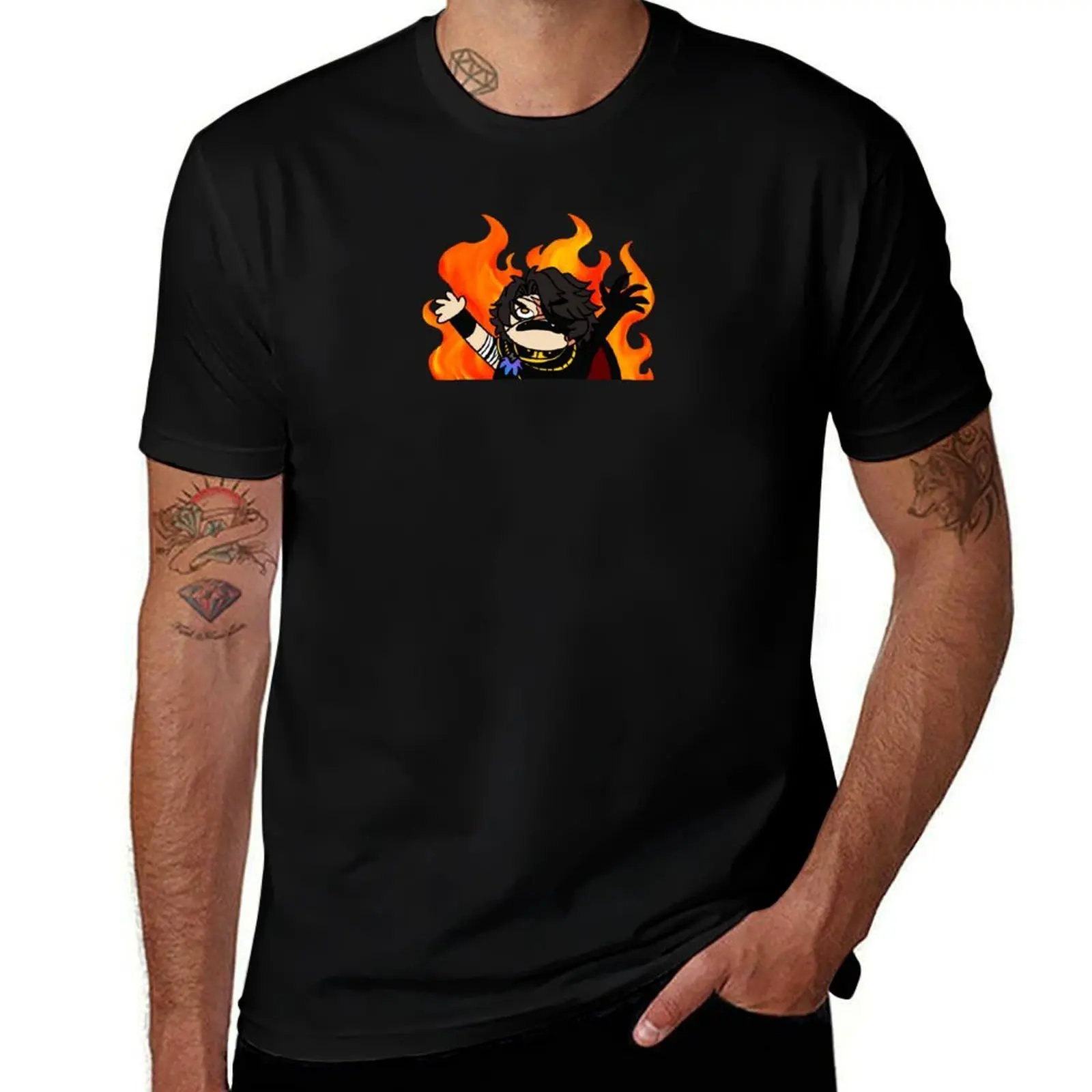 Camiseta Elmo Cinder 2.0, camiseta holgada de talla grande y alta