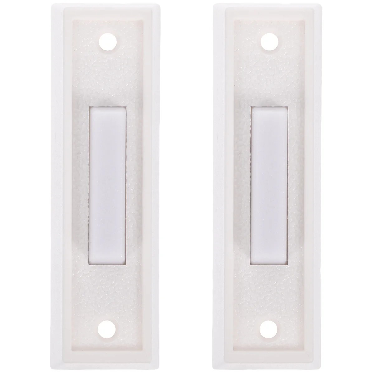 

2 PCS Doorbell Switch Button for Replaceable Ringer Wireless Plastic Sturdy Push Replacement