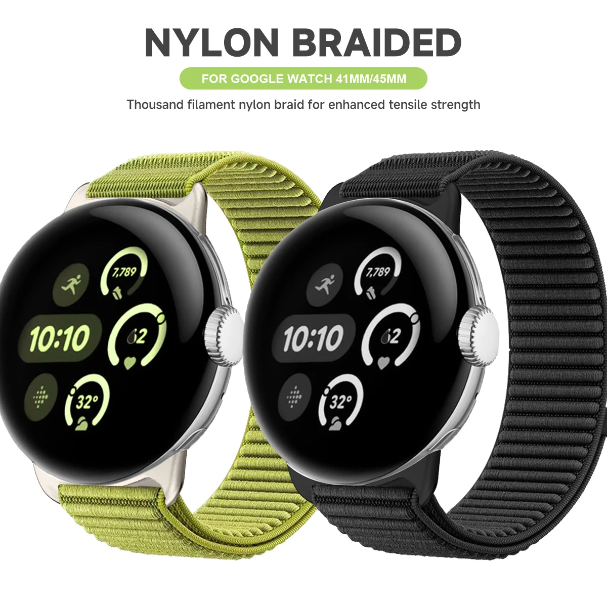 الفرقة ل جوجل بكسل ساعة 4 3 45 مللي متر 41 مللي متر حزام الساعات النايلون حلقة الرياضة سوار معصمه ل جوجل بكسل ساعة 2 1 اكسسوارات
