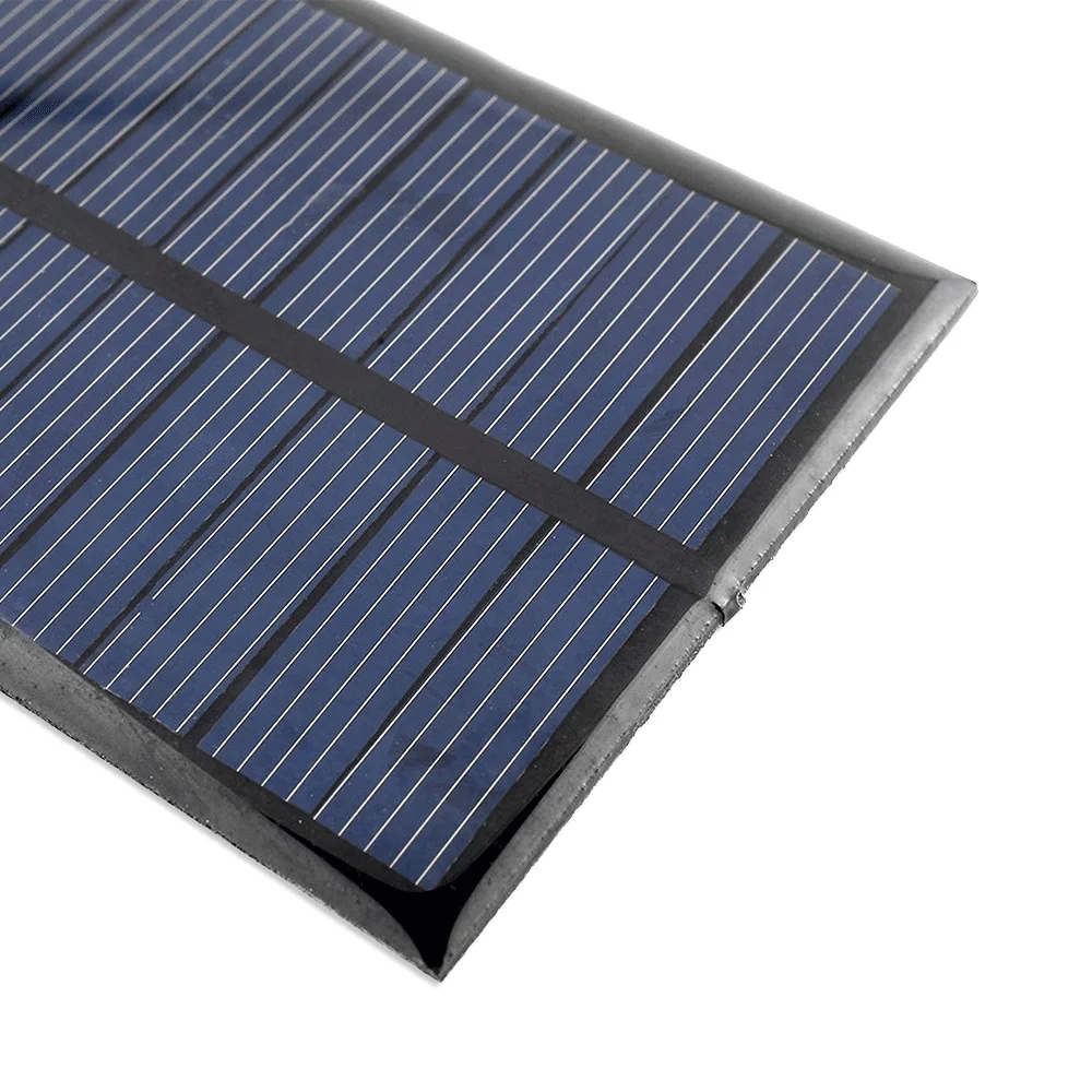 Pannello solare fai da te 1.5W 5V piastra di ricarica fotovoltaica Micro sistema solare modulo a celle solari portatile accessori per l'illuminazione a LED