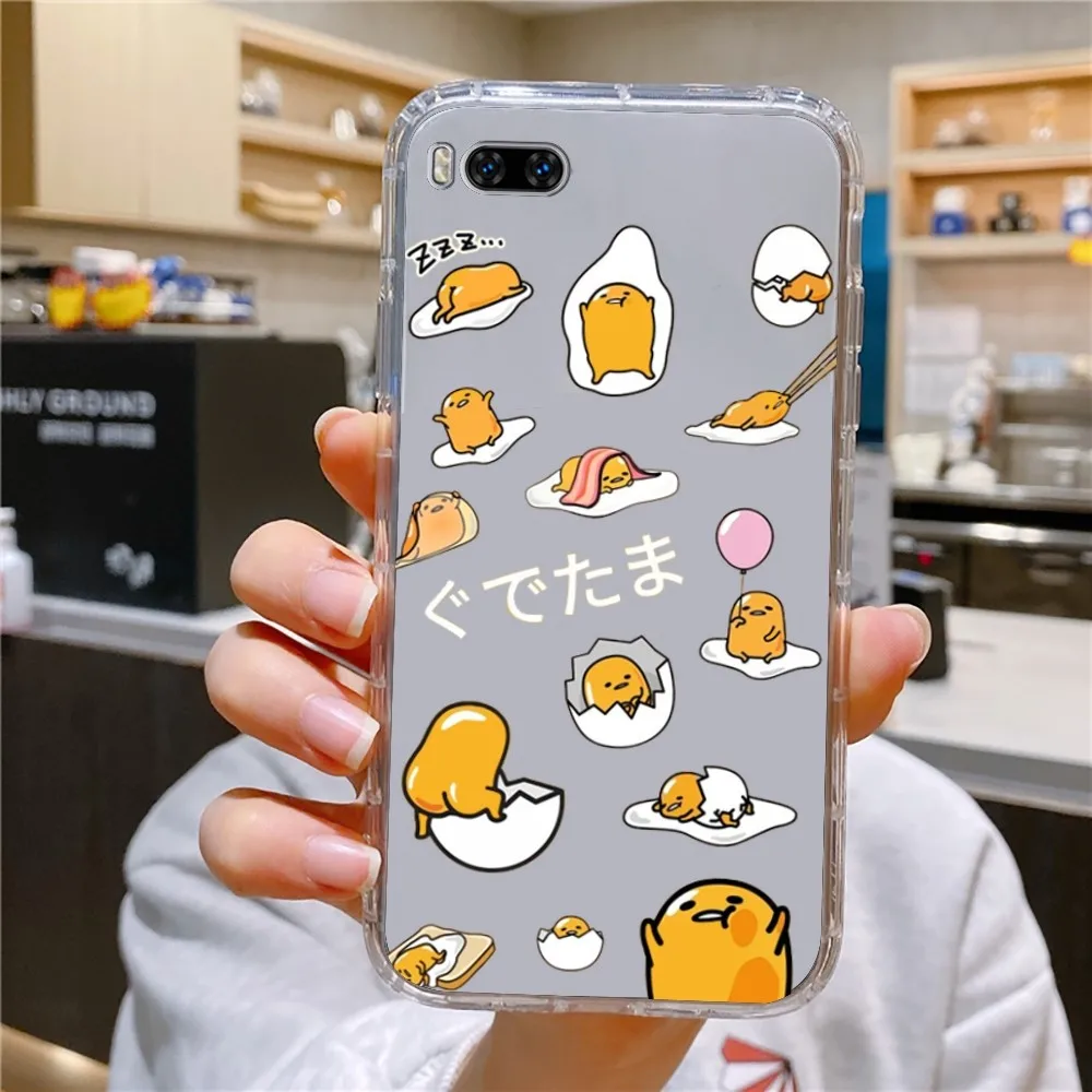 S-Sanrio G-Gudetama Phone Case For Huawei Mate P10 P20 P30 P40 P50 Smart Z Honor 50 60 70 Pro Lite Transparent Case