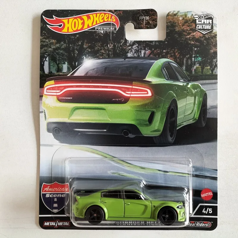 Hot Wheels 1:64 Corvette c8 r Ford bronco r Chevelle ss Dodge charger hellcat Collection  die-cast alloy car model ornaments