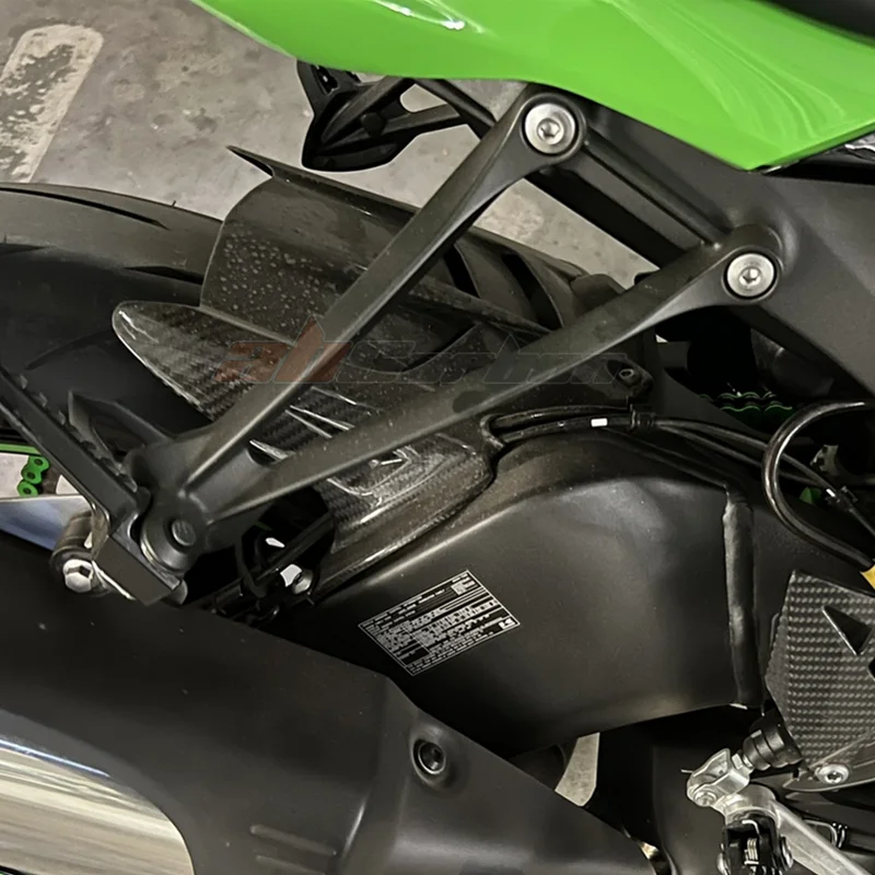 

Rear Hugger Mud Guard Fender Cowl Fairing For Kawasaki ZX6R 2009-2019 Full Carbon Fiber 100%
