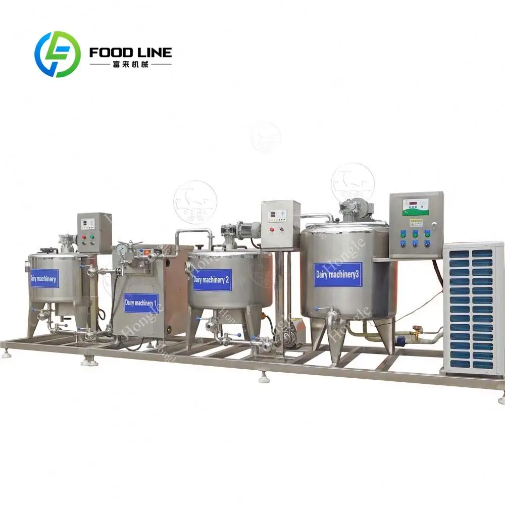 Customized size 150L milk pasteurized fermented frozen ice cream to make yogurt milk powder