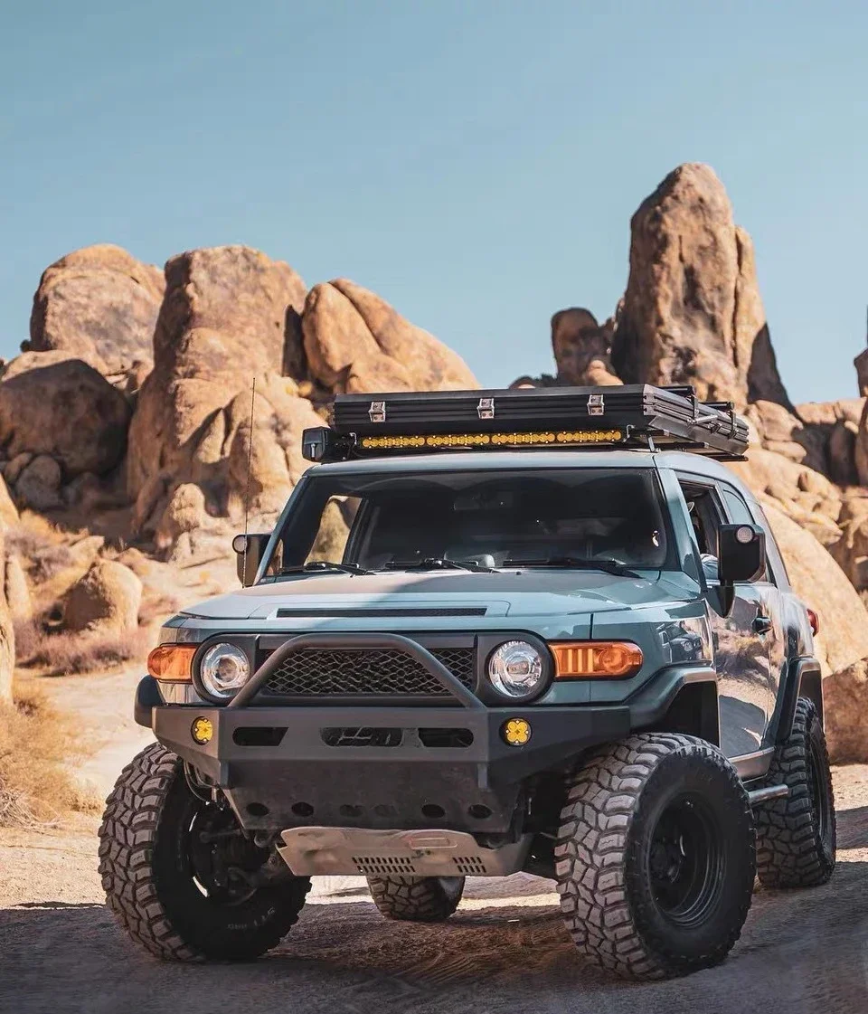

Suitable For FJ Cruiser Front Bumper DO Type Magnesium Aluminum Alloy Competitive Bar FJ Cruiser Front Bumper