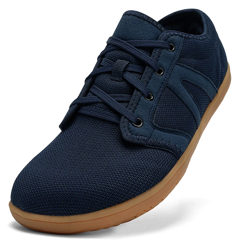 Mens Wide Toe Box Barefoot Shoes for Unisex Non-Slip Minimalist Walking Shoes Zero Drop Extra Width Comfortable Flat Sneakers