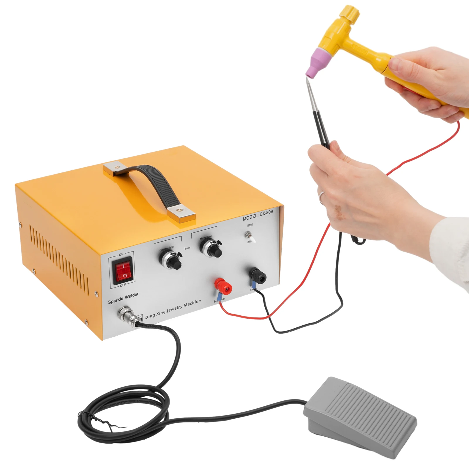 Electric Jewelry Soldering Machine Gold/Silver Welding Pulse Sparkle Spot Welder Soldering Machine Pulse Sparkle Spot Welder