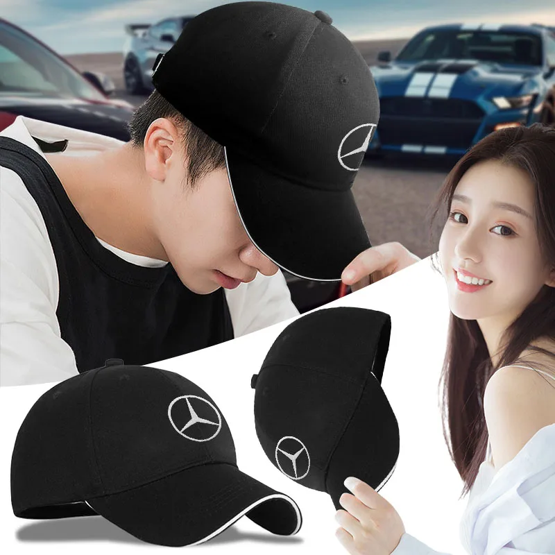 Nissan Logo Hat Stylish Outdoor Adjustable Sun Protection Hat For Mercedes Benz A B C E G R S CES CLA CLG CLK CLS Class EQC GLA