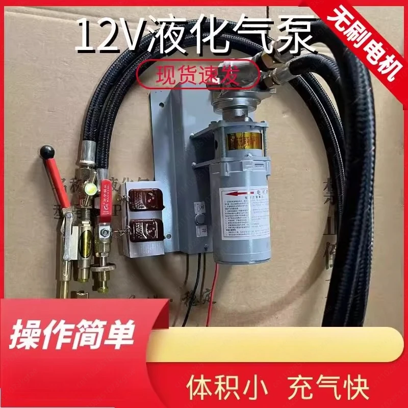 12v liquefied gas conductive pump 220V accessories 48v liquefied gas pump car on-board inverted high pressure pump