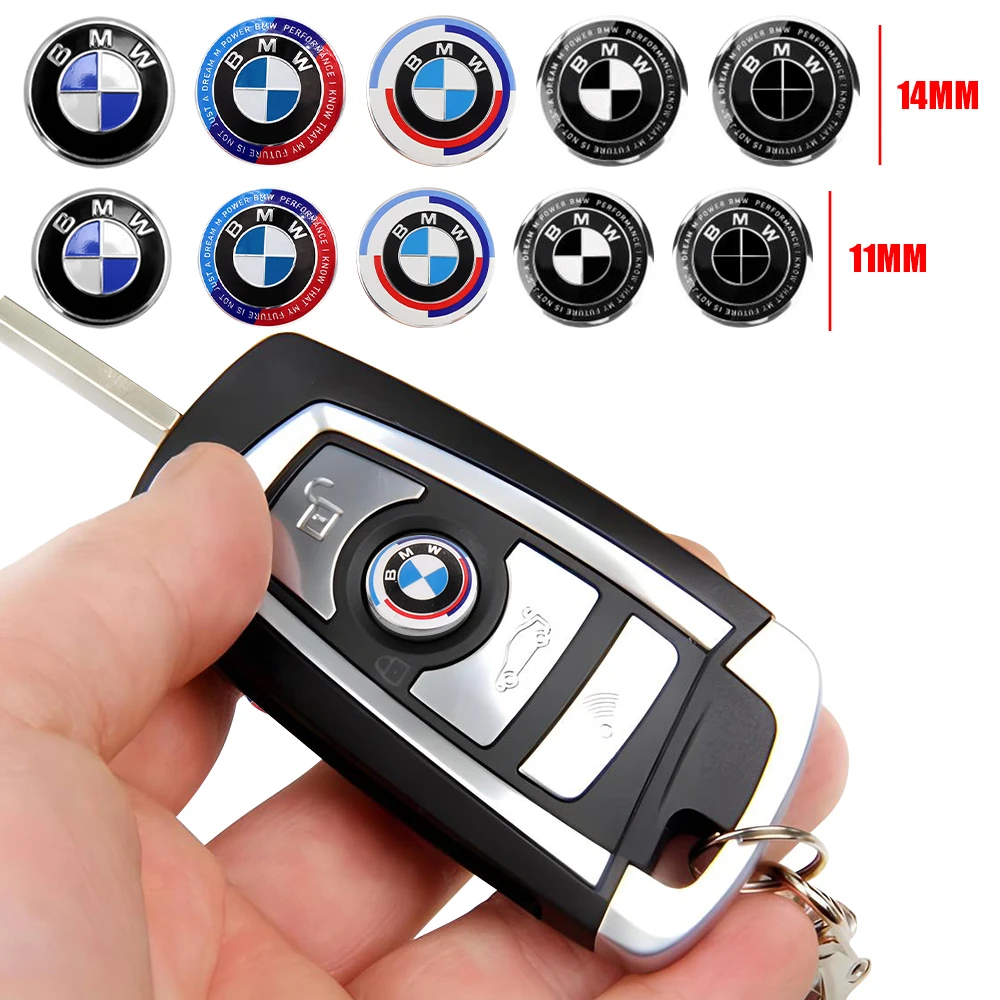 5/10/20pcs Car Emblem Key Shell Remote Fob Sticker For Bmw 3 2 5 Series E90 F10 E60 X3 M3 M5 F25 E46 X5 E53 E91 M M2 X5 G05 F30