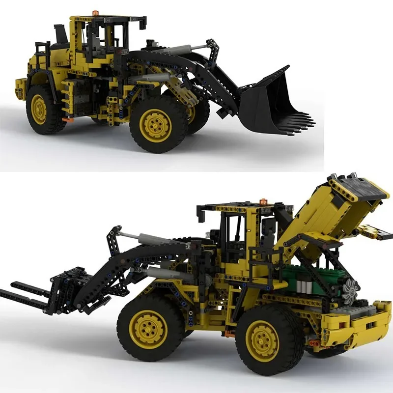 Custom Classic MOC L220H Wheel Loader Technic Model - Trendy Educational Toy - Stress-Relief Toy - Top Choice Holiday Gifts