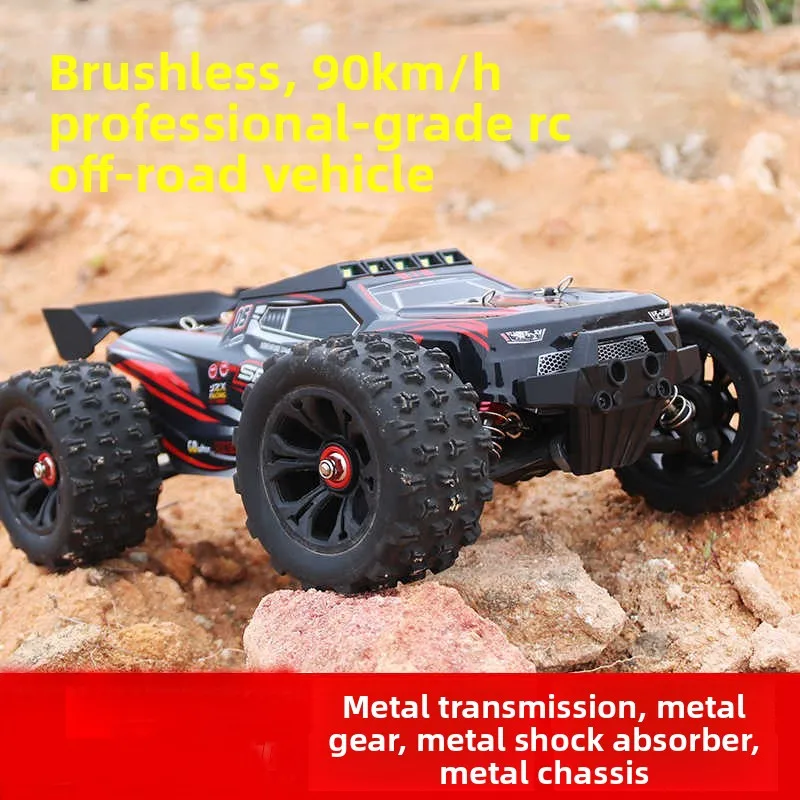 Brushless 3S 4WD High Speed RC Car, 1:14 All Terrain Climbing Off-road Racing Remote Control Car