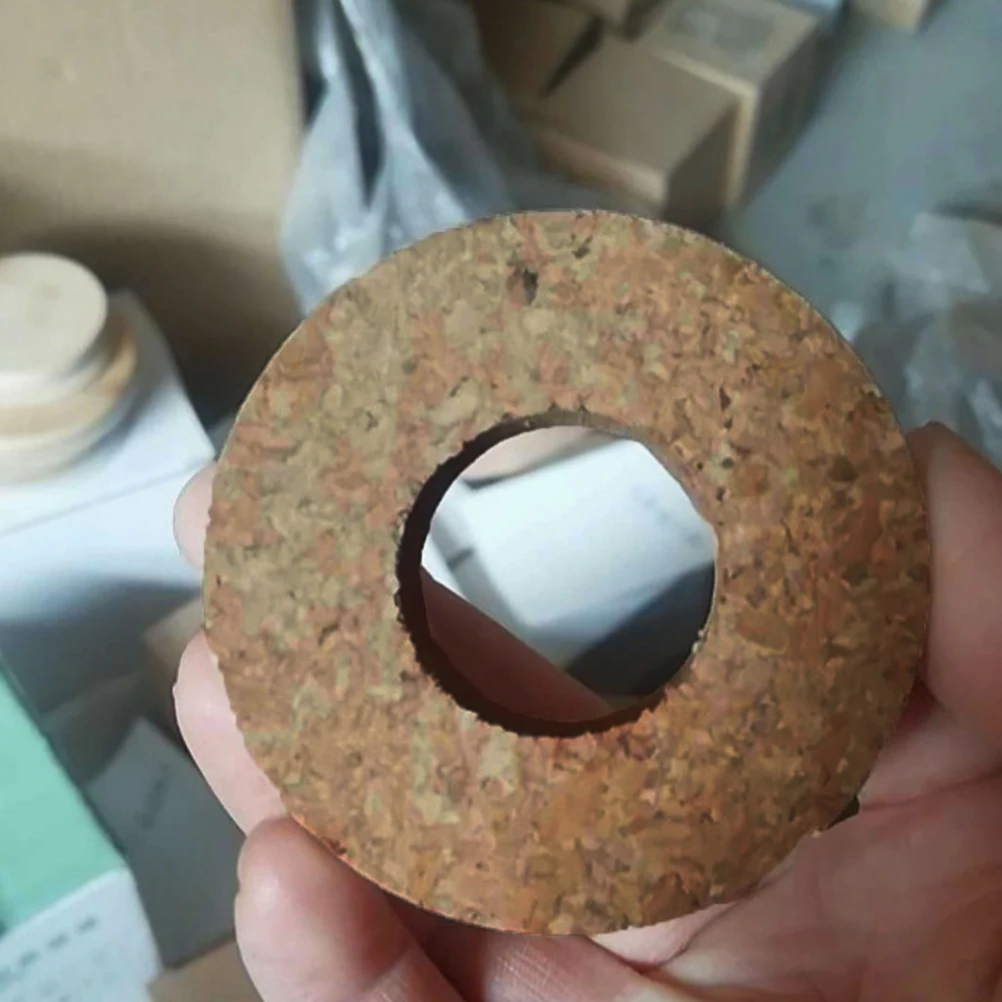 

5Pcs Hydroponic Glass Vase Wooden Stoppers 6.5cm Center Hole for Easy Plant Growth DIY Water Propagation Planters