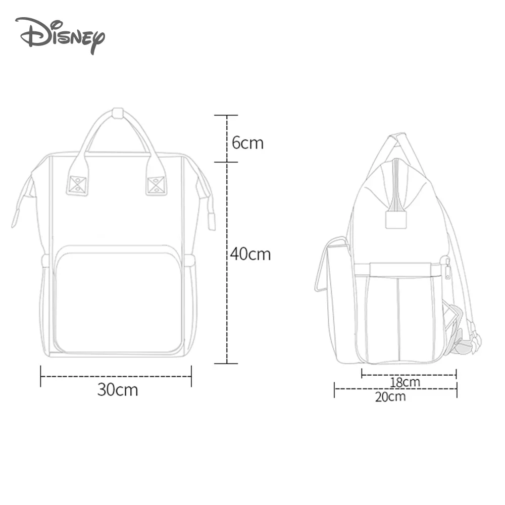 Disney Diaper Bag Mommy Backpack Large Capacity Mummy Maternity Nappy Bag Stroller Bag Large Capacity Multifunctional Baby Bags