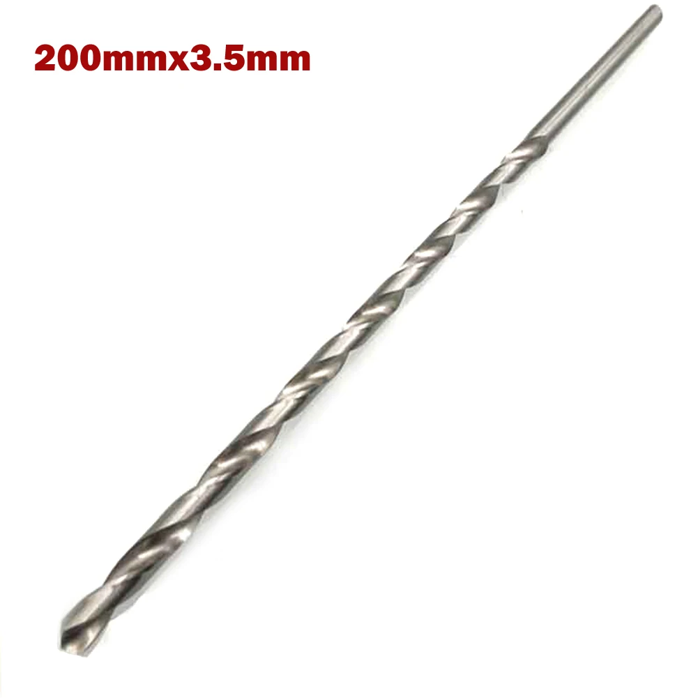 1pc 200mm HSS Bohrer Bits Extra Lange Gerade Schaft Bohrer Spiralbohrer Für Metall Bohren Elektrische Bohrer 2-10mm Power Tool – Detail 7