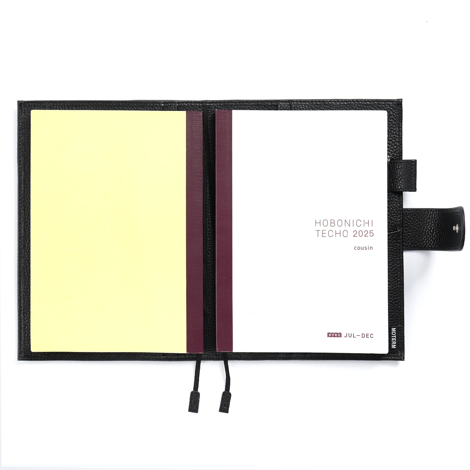 Moterm Original Series A5 Plus Cover for Hobonichi Cousin A5 Notebook Genuine Pebbled Grain Leather Planner Organizer Agenda