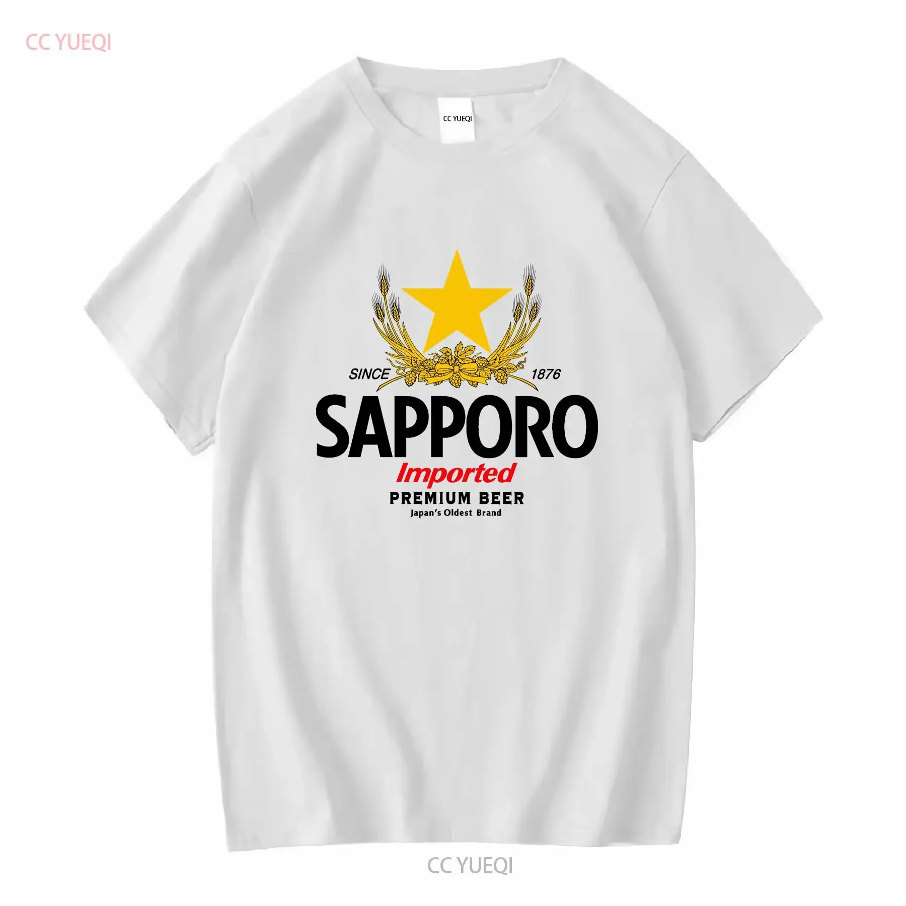 SAPPORO Brewery Japanese Beer T shirt long or short sleeves vintage Washed Stylish Soft graphic Top For Everyday Wear fashion