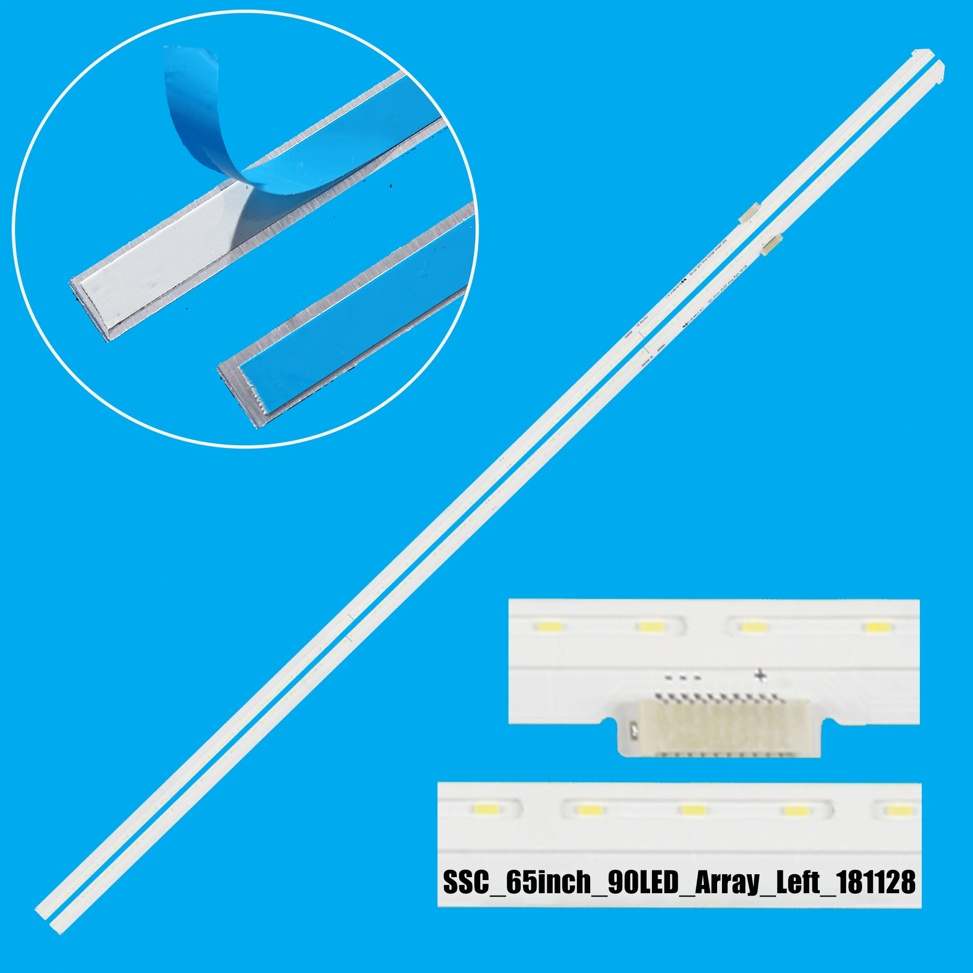شريط إضاءة خلفي LED لـ 65SM8000 65SM8200 65NANO85 65NANO80VNA NC650EQG-ABHH1 SSC_65Inch_90LED_Array_Right_181128 #1
