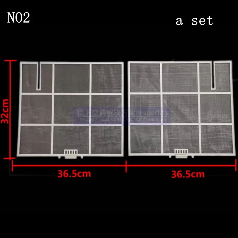 أجزاء فلتر تكييف الهواء من مختلف العلامات التجارية، مكونات شاشة الغبار مناسبة لباناسونيك/ميتسوبيشي/هيتاتشي