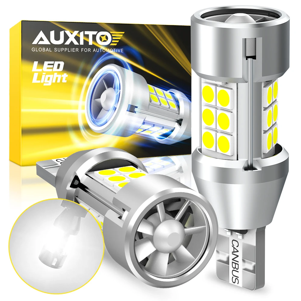 

2 шт., автомобильные лампы AUXITO W16W T15, 3030SMD