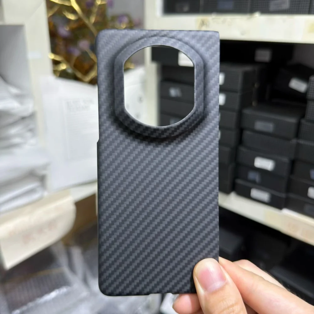 Premium Real Aramid Carbon Fiber Case For Huawei Mate X7 Matte Armor Cover