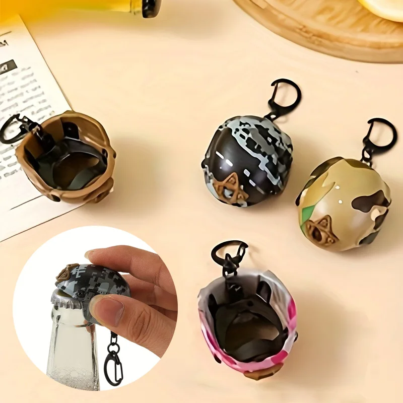 

Personalized Mini Helmet Keychain, Portable Bottle Opener, Car Interior Hanging Ornament
