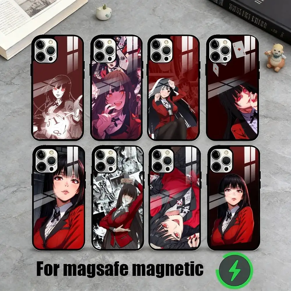 

Y-Yumeko Jabami Anime Phone Case For iPhone17,16,15,14,13,12,11 Plus,Pro Magnetic For Magsafe Wireless Charging