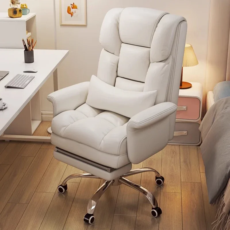 Modern Luxury Office Chair Glides Beautiful Nordic Comfy Computer Gaming Chair Simple Swivel Cadeira De Gamer Office Furniture