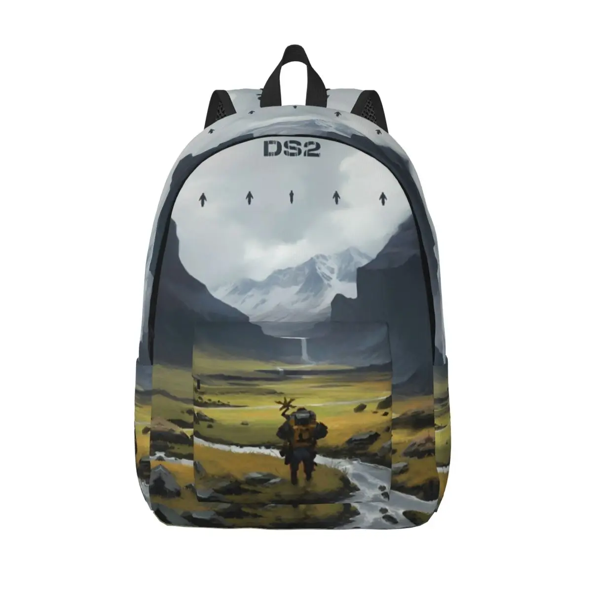 

Death Stranding Video Game Classical Backpack Gift High School Work PC Gamer Daypack for Men Women Laptop Computer Shoulder Bag