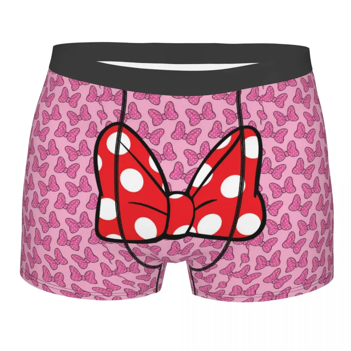 

Custom Funny Minnie Mouse Boxer Shorts For Homme 3D Printed Underwear Panties Briefs Soft Underpants