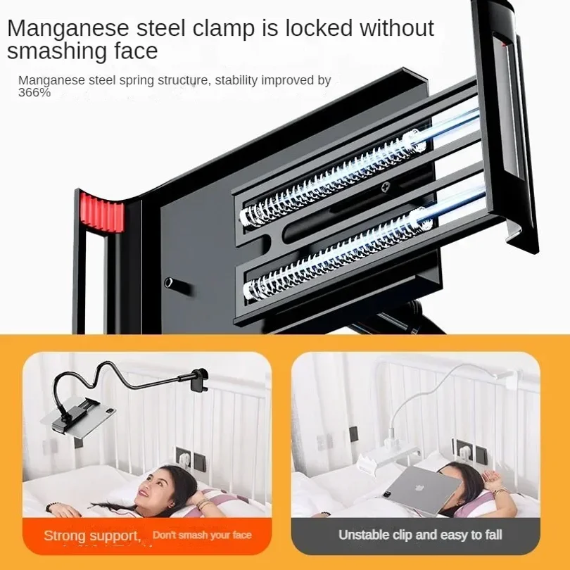 Universal Mobile Phone Holder Flexible Lazy Holder Adjustable Cell Phone Clip Home Bed Desktop Mount Bracket Smartphone Stand - view 5