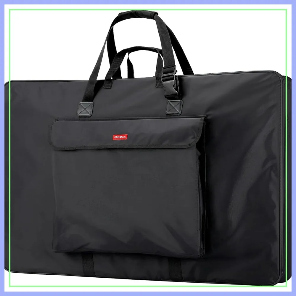 

Waterproof Nylon Artist Portfolio Bag 36x48 Inches with Shoulder Strap for Artwork, Sketch, Drawing, Canvas, Photography