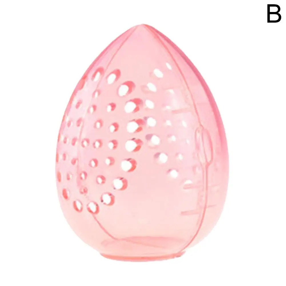 Traveling Makeup Sponge Organizer Box Pink White Egg Box Egg Shape Cosmetics Beauty Holder Sponge Powder Tools Plastic J6L2