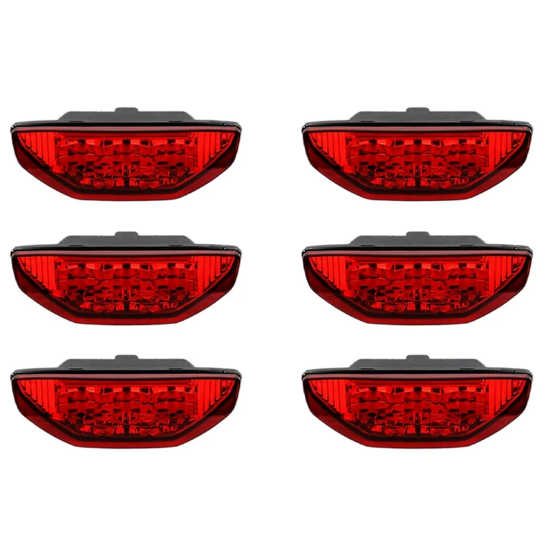 6X Red ATV Tail Light Taillight For Honda TRX420 TRX500 Rancher Foreman TRX 400EX RUBICON TRX250 2006-2015