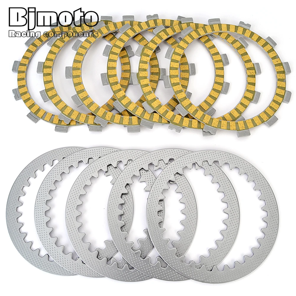 For SACHS  XTC125 Clutch Friction Plate Disc Kit For Suzuki GP100 RM100 GP125 TS125 TU125 TS250 GT185 TS185 GT200 SB200 SX200