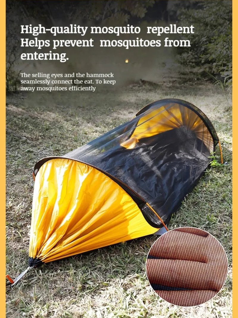 في الهواء الطلق التخييم أرجوحة 2 شخص النايلون مكافحة البعوض الحشرات الشمس الظل خيمة المحمولة النوم ناموسية أرجوحة التخييم مجموعة