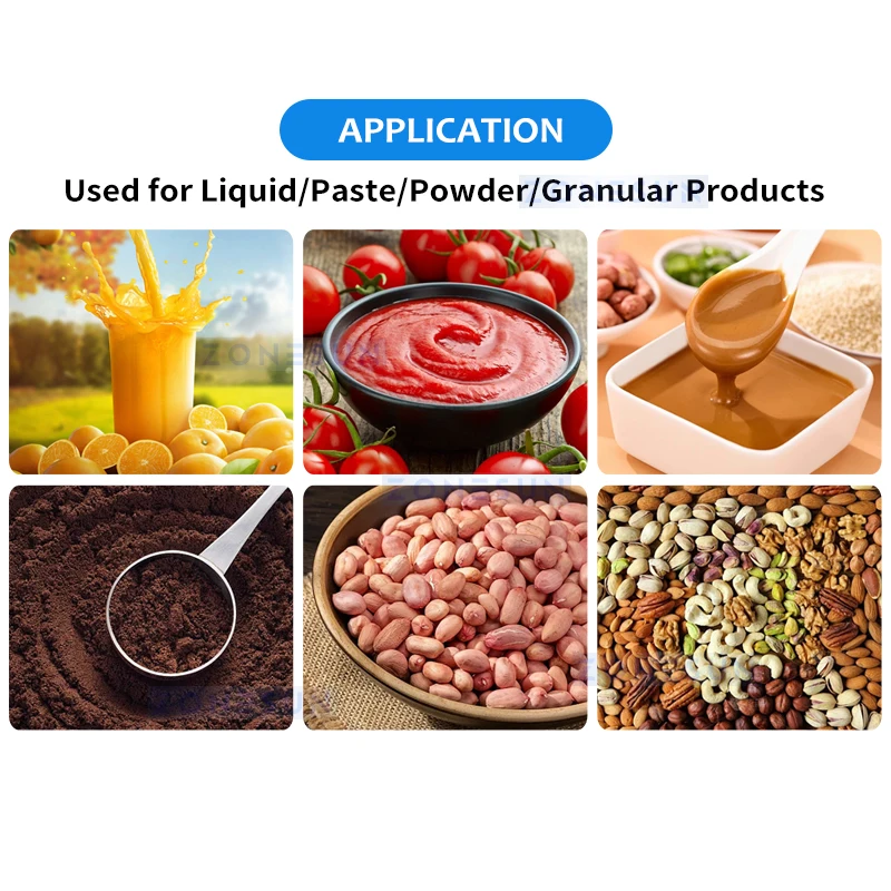 ZONESUN ZS-FSB30 Máquina automática de llenado y sellado de bolsas Doypack para polvos, líquidos y gránulos