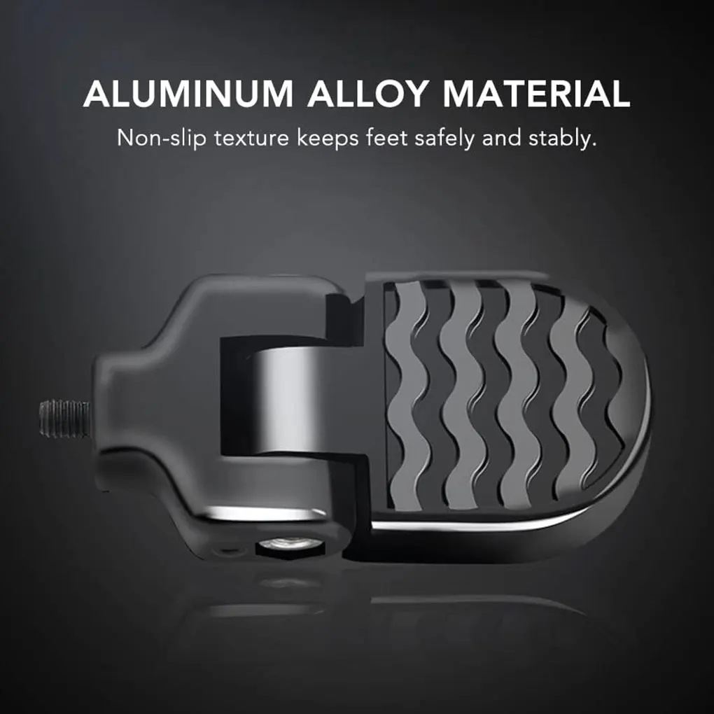 

Складная задняя подставка для ног — легкая, простая в установке — для складных велосипедов. Широкая совместимость. Задняя подставка для ног.