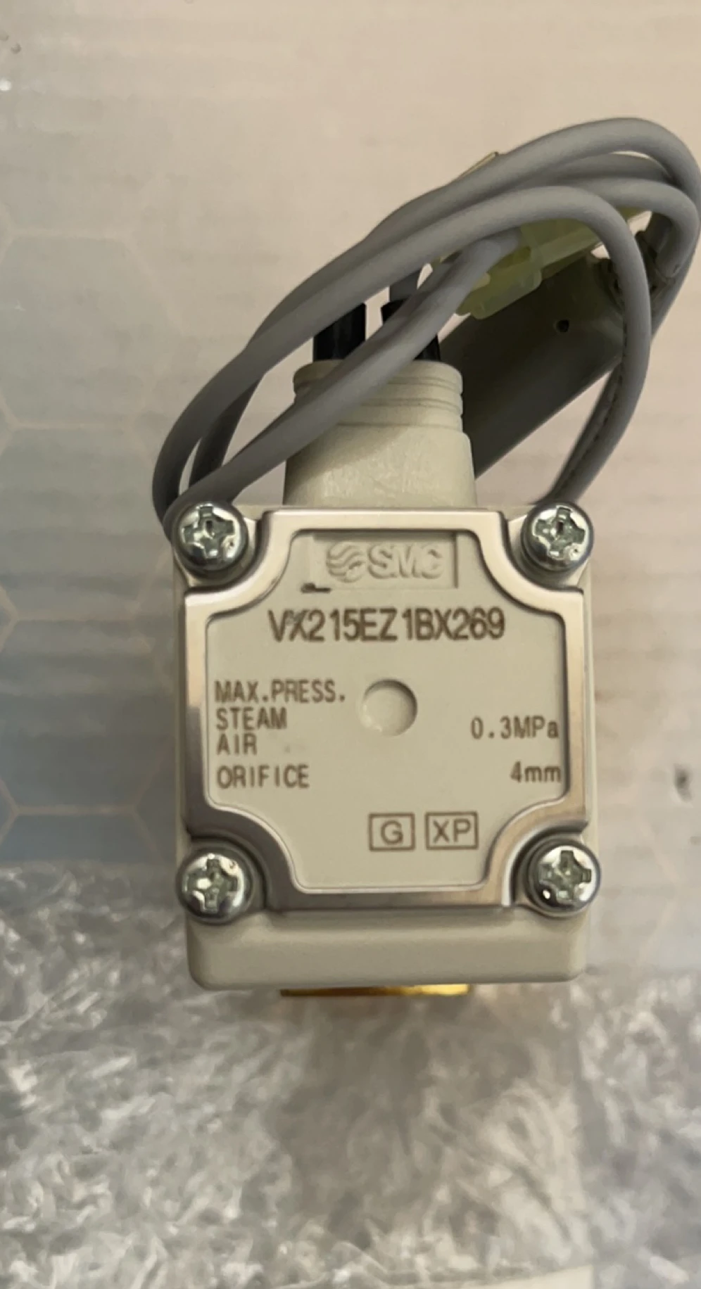 Benchtop or vertical sterilizer solenoid valve VX215EZ1BX269, 1/4 inch