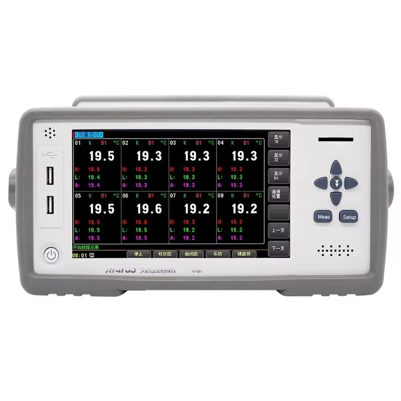 Industrial thermometers Multi-channel thermometers, thermocouple data loggers