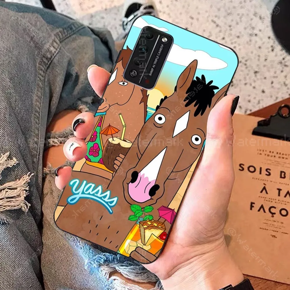 B-BoJack H-Horseman Phone Case For Huawei Honor 10 lite 9 20 7A 9X 30 50 60 70 pro plus Soft Silicone Cover