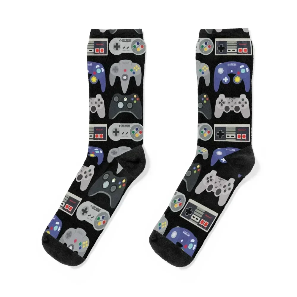 Console Gamer Shirt Socks anti slip football christmas gift Socks Girl Men's