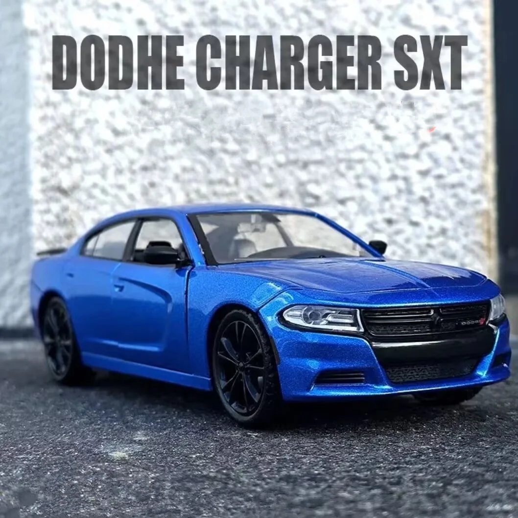 

1:24 Dodge Charger SXT Alloy Sports Car model Diecasts Metal Muscle Vehicles Car Model High Simulation Collection Kids Toys Gift