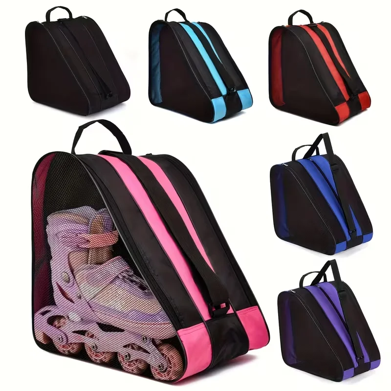 All-in-one skateboard and roller skating bag, single-layer and double-layer thickened protective storage bag